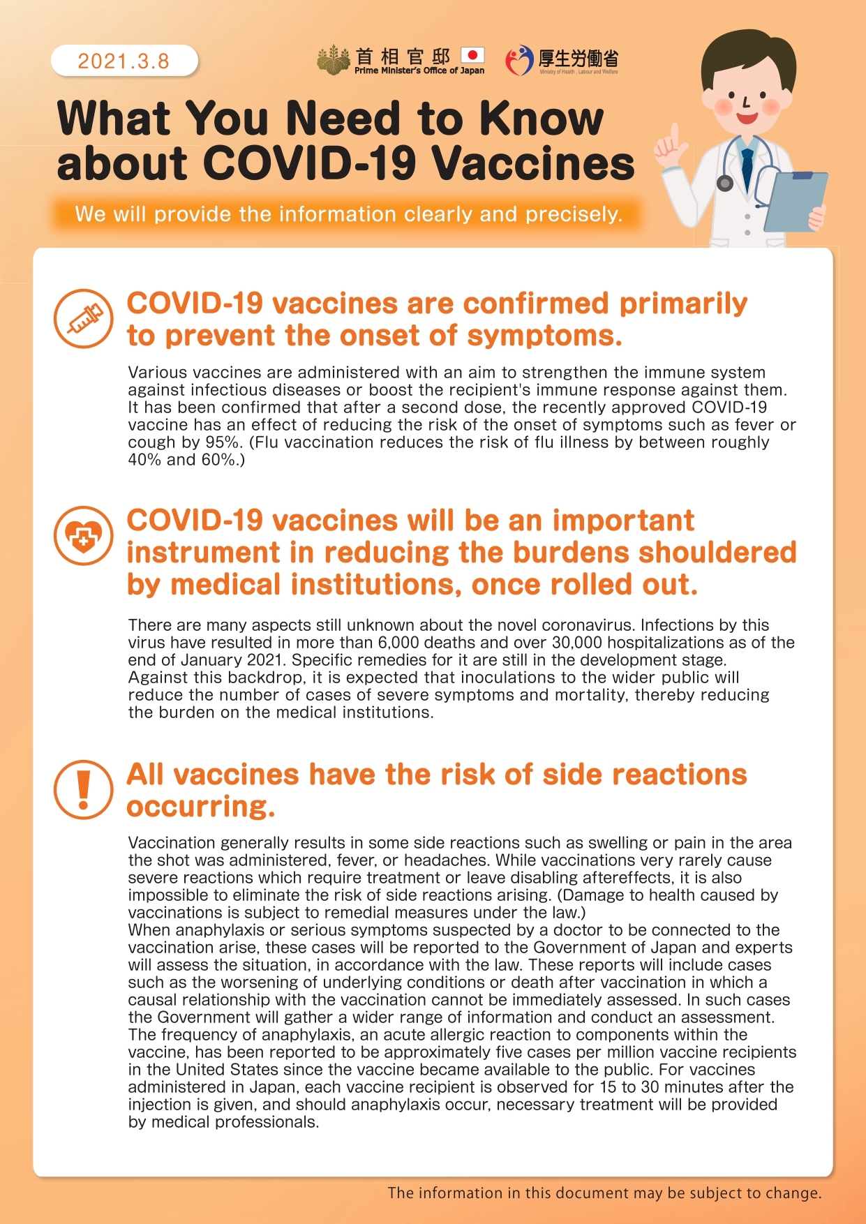 What You Need to Know about COVID-19 Vaccines.(1)